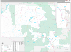 Rio Arriba County, NM Digital Map Premium Style
